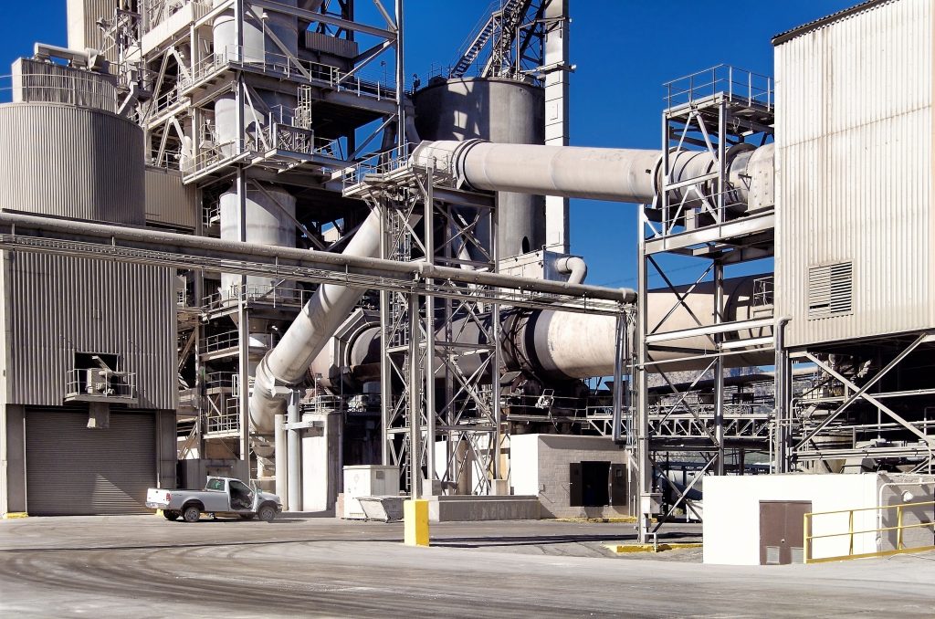 A,View,Of,A,Cement,Factory,Where,Local,Limestone,Is